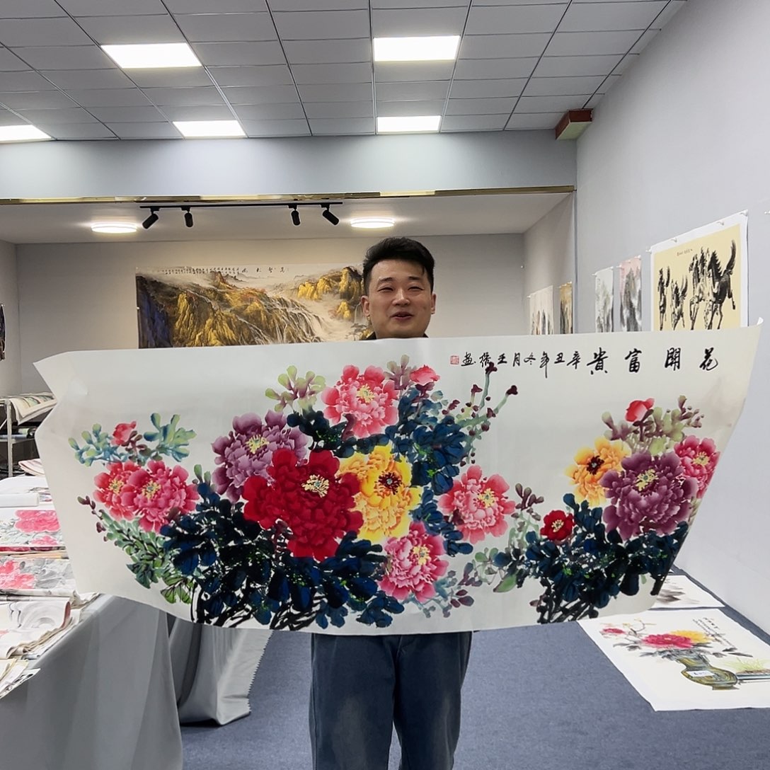 国画国画作品宣纸纯手绘