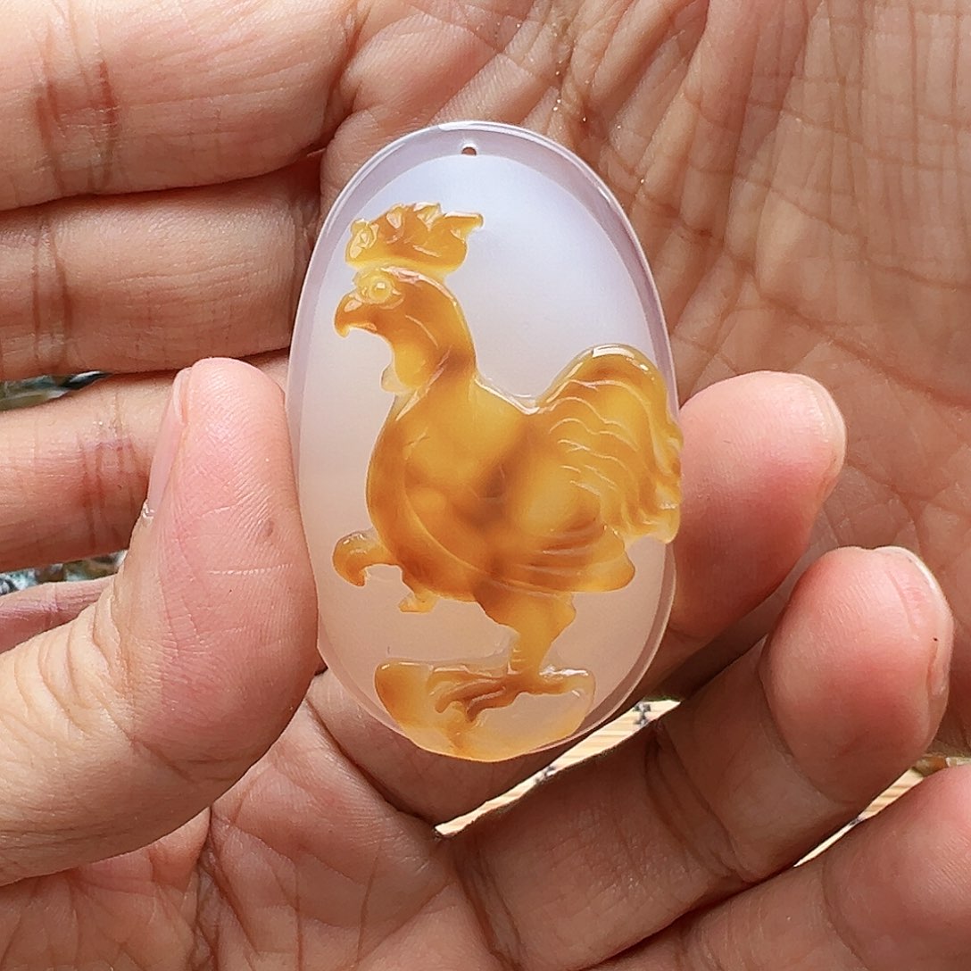 未镶嵌玛瑙/玉髓珠宝半成品