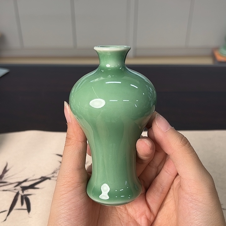 龙泉云间青瓷小米茶器