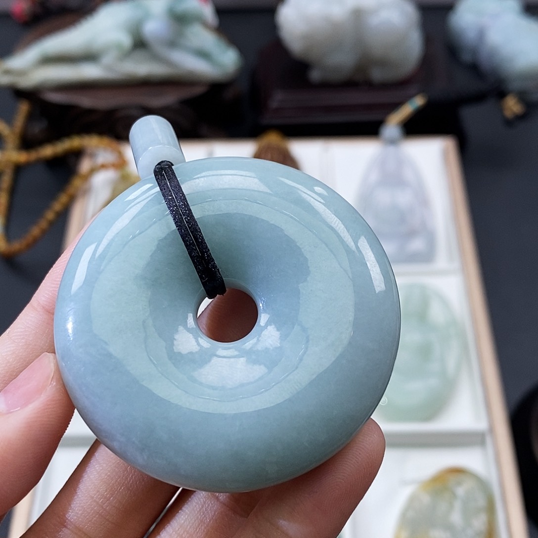 翡翠未镶嵌颈饰3**C缅甸翡翠a货