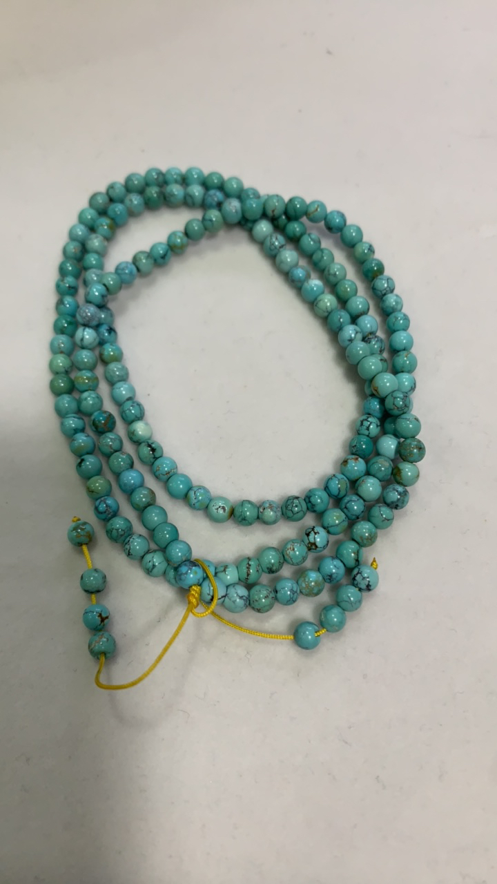 天然原矿绿松石多圈