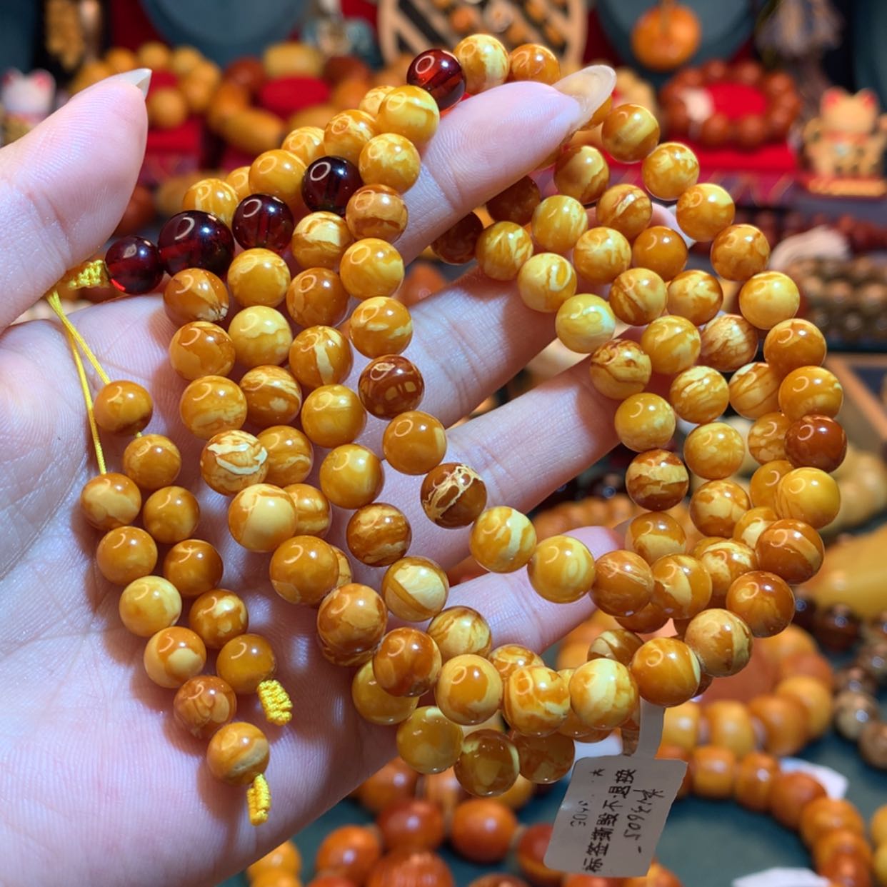 【闪购商品】蜜蜡手链未镶嵌蜜蜡手链