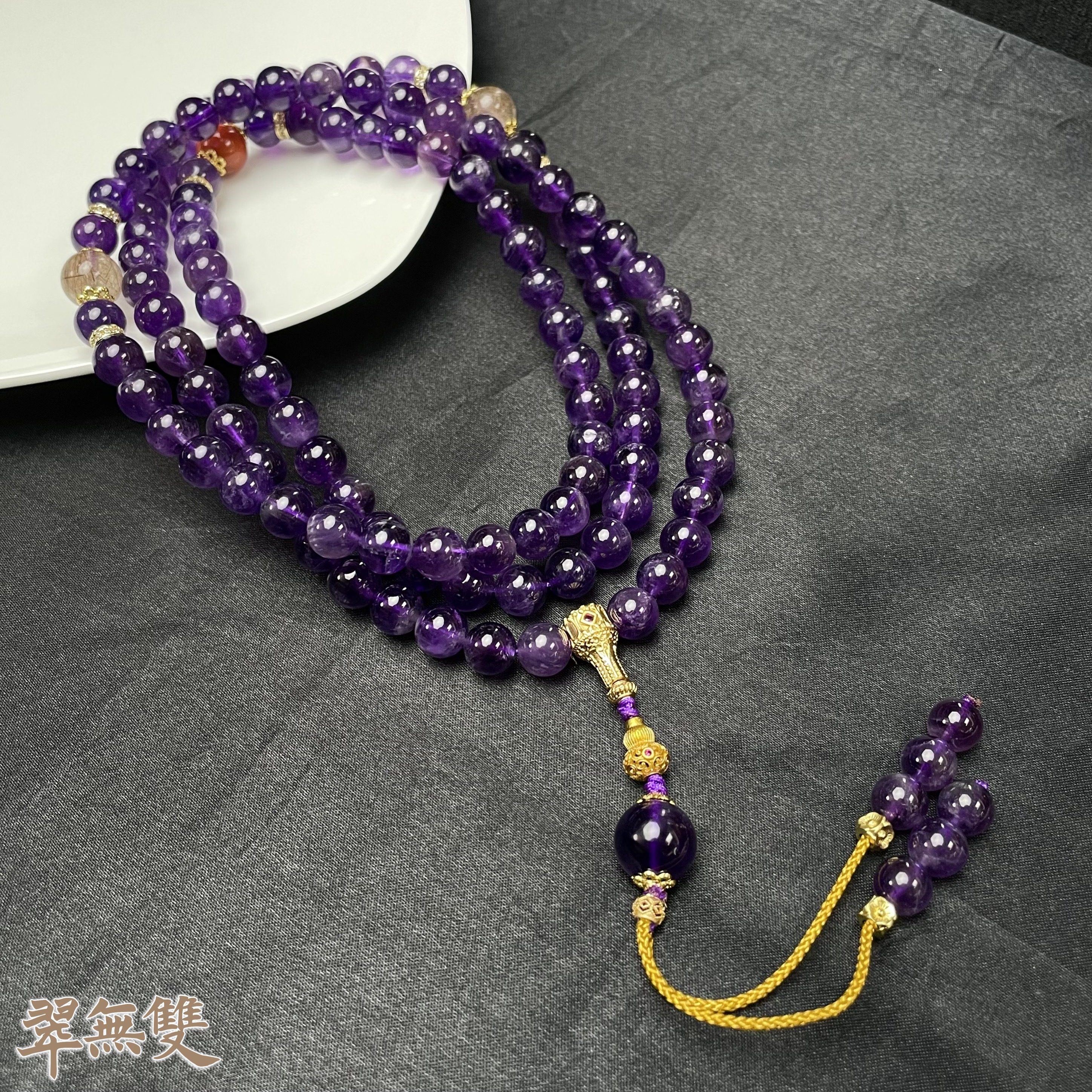 【翠无双】纯天然水晶颈饰  时尚高级  精致百搭 | 多样性发一