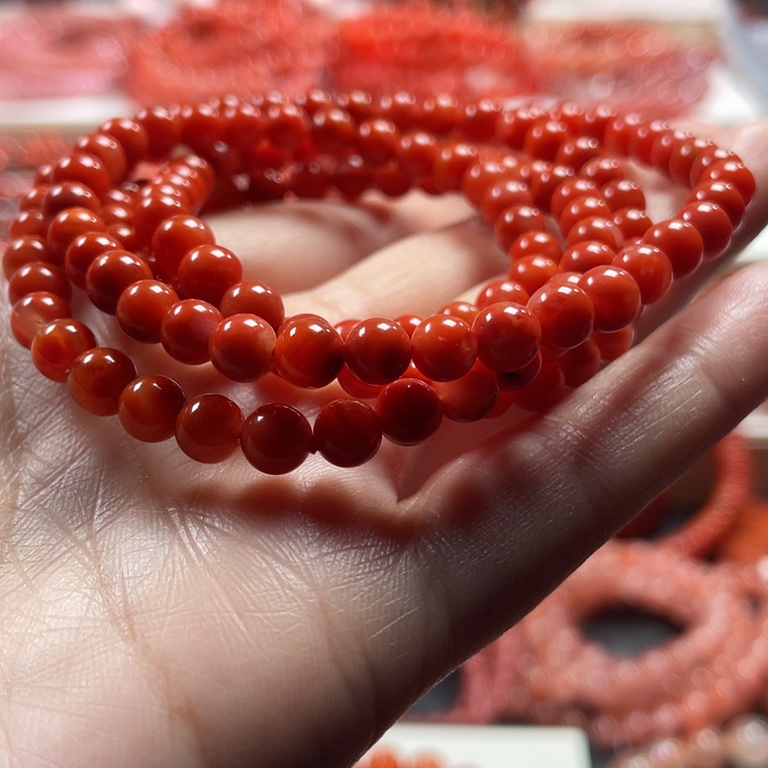 胡****南红玛瑙未镶嵌手链