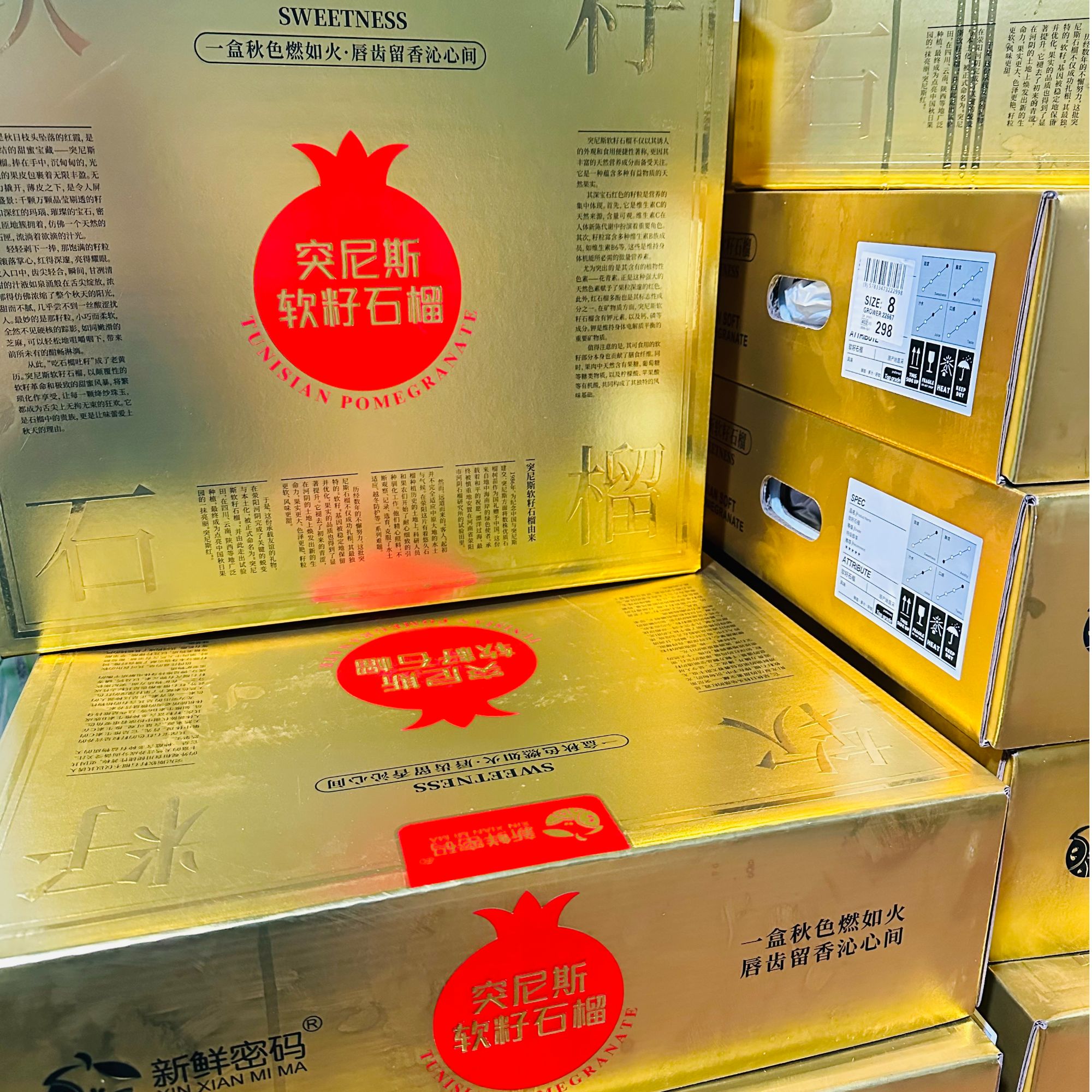 【芳姐精选】金箱光八软籽石榴