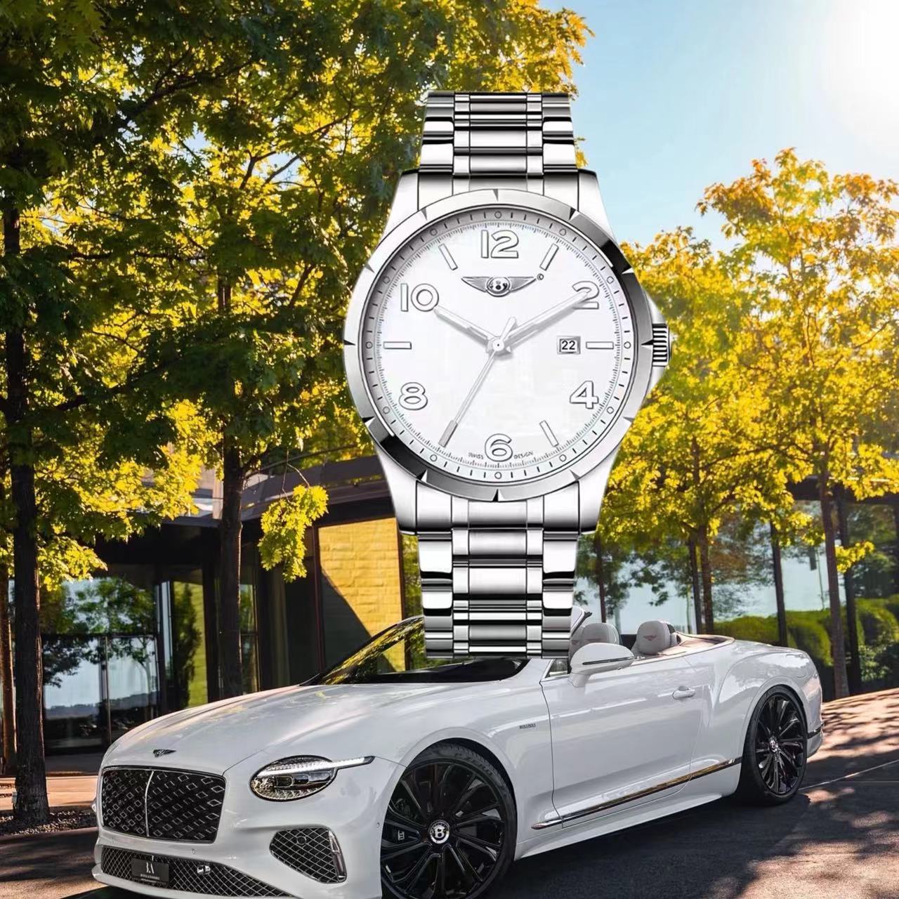 Bentley宾利卓越限量款“魔都”不夜之城男士腕表