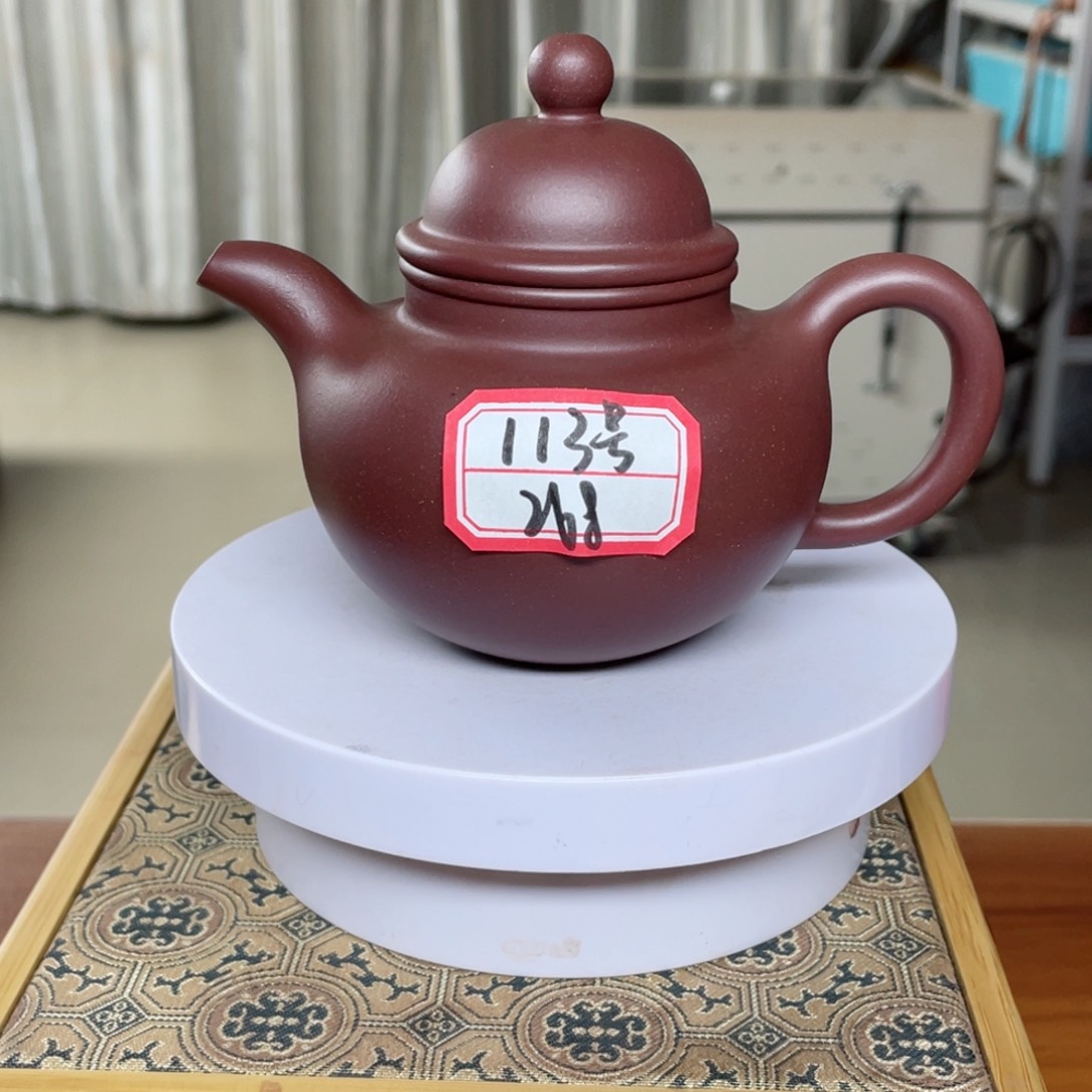 40目深井紫泥多球紫砂壶