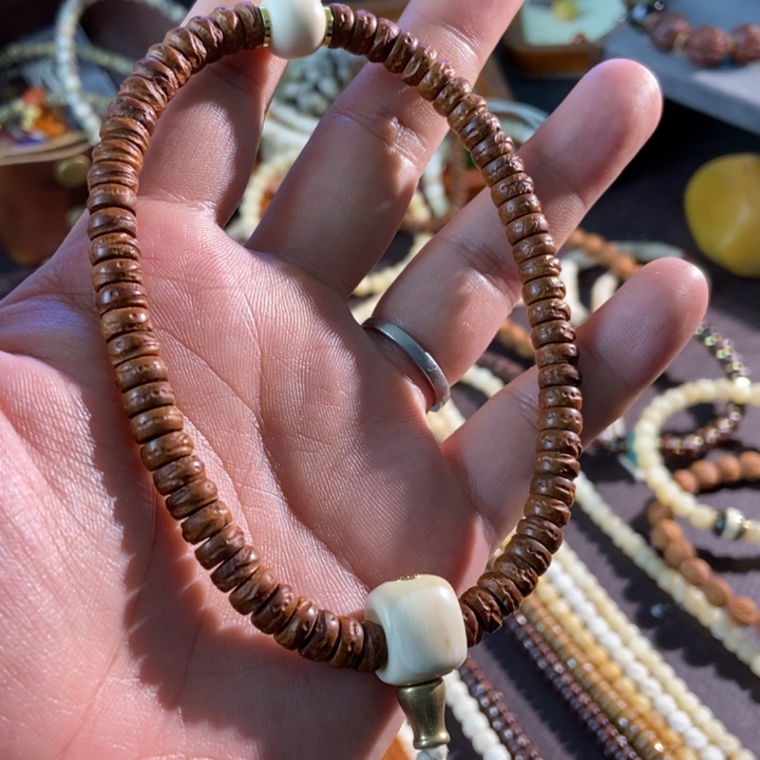 桃核吊坠手工凤眼药片手持