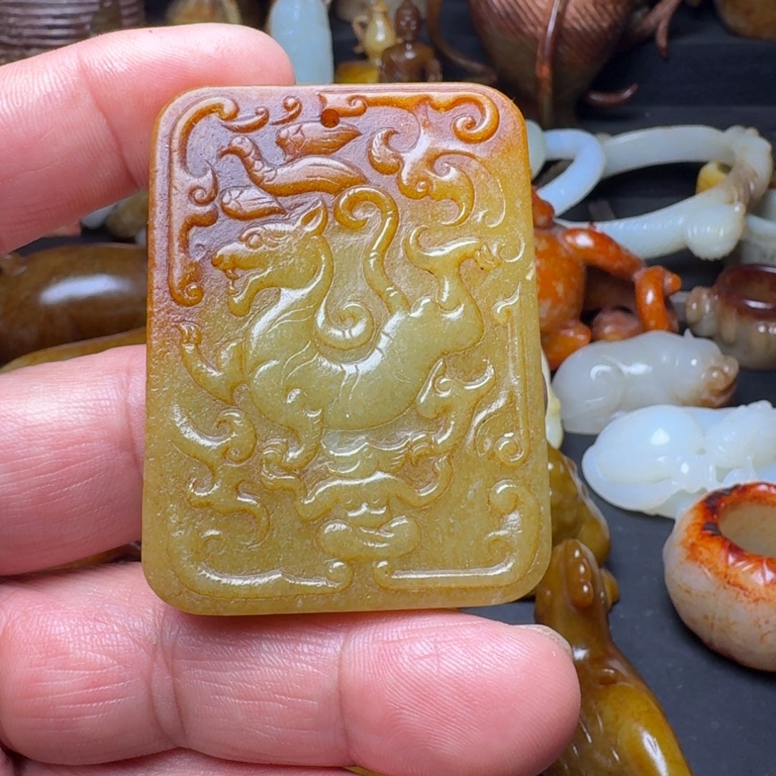 和田玉挂件未镶嵌