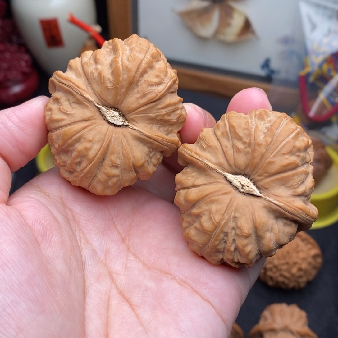 把件文玩核桃44南瓜墩