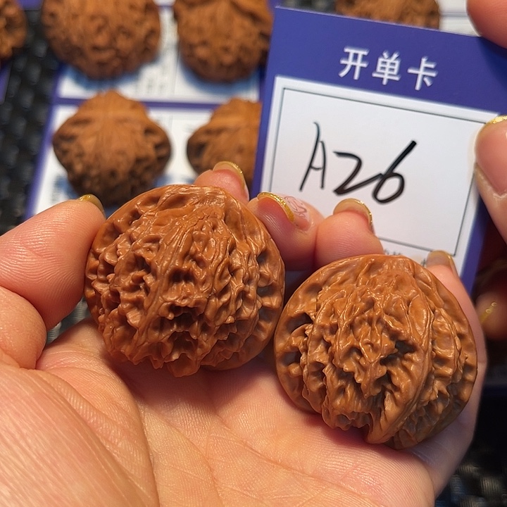 把件桃核39宫灯A26