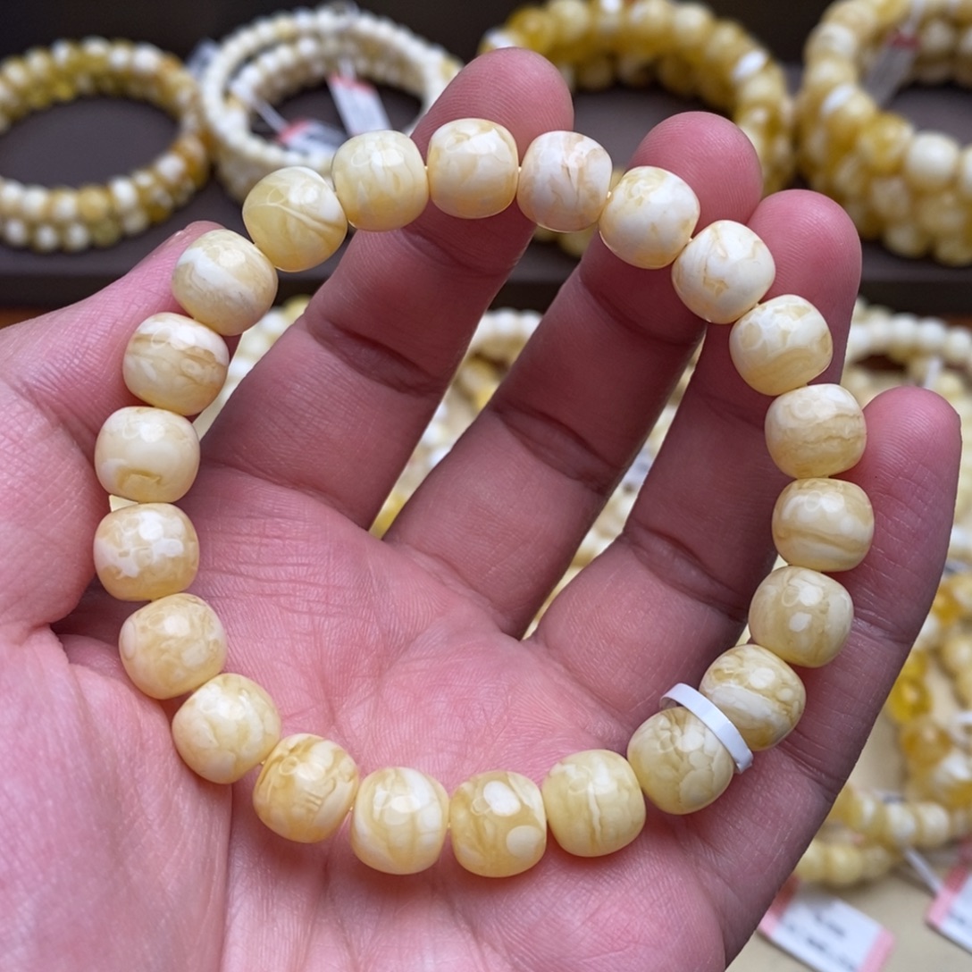 琥珀未镶嵌珠宝奇石10mm