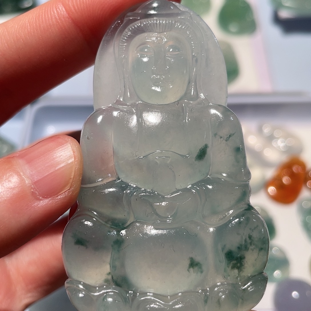 定制翡翠未镶嵌挂件