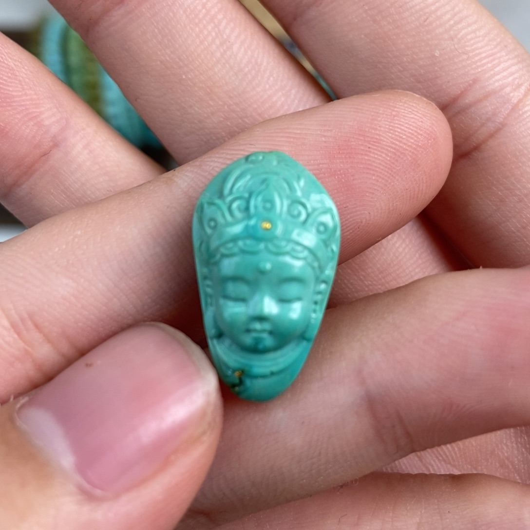 绿松石雕刻未镶嵌