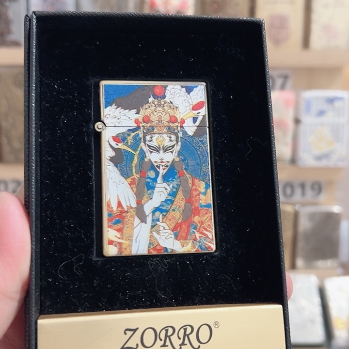 佐罗830白鹤童子超薄火机