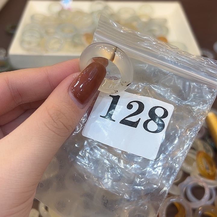 玛瑙/玉髓合金戒指128港17