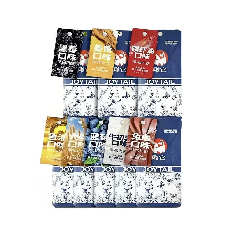 啾它主食猫条狗条麦卢卡蜂蜜美毛护肤营养补水发腮长肉功能湿粮包