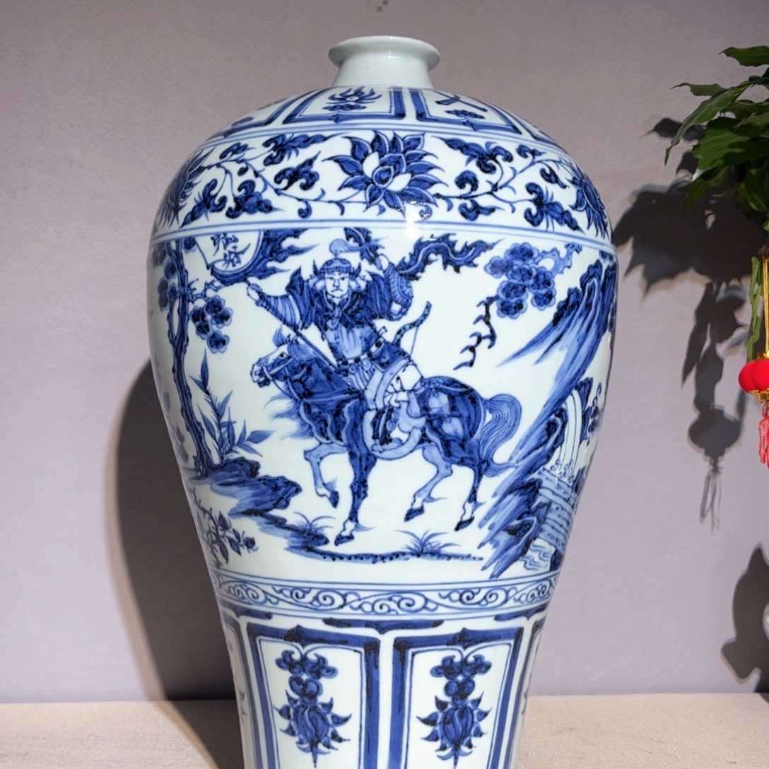 瓶牛****福瓷器工艺品摆件66
