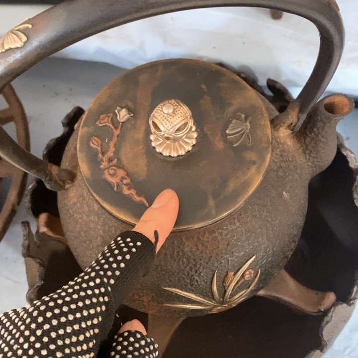 蜜安罐瓷香炉锡茶则淡*哥