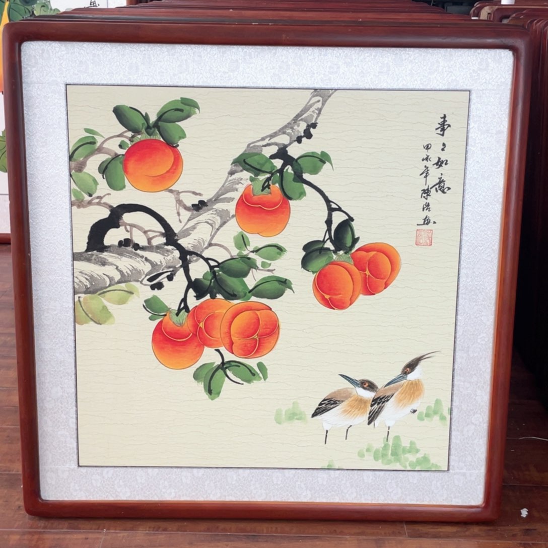 国画带框尺寸63*63厘米