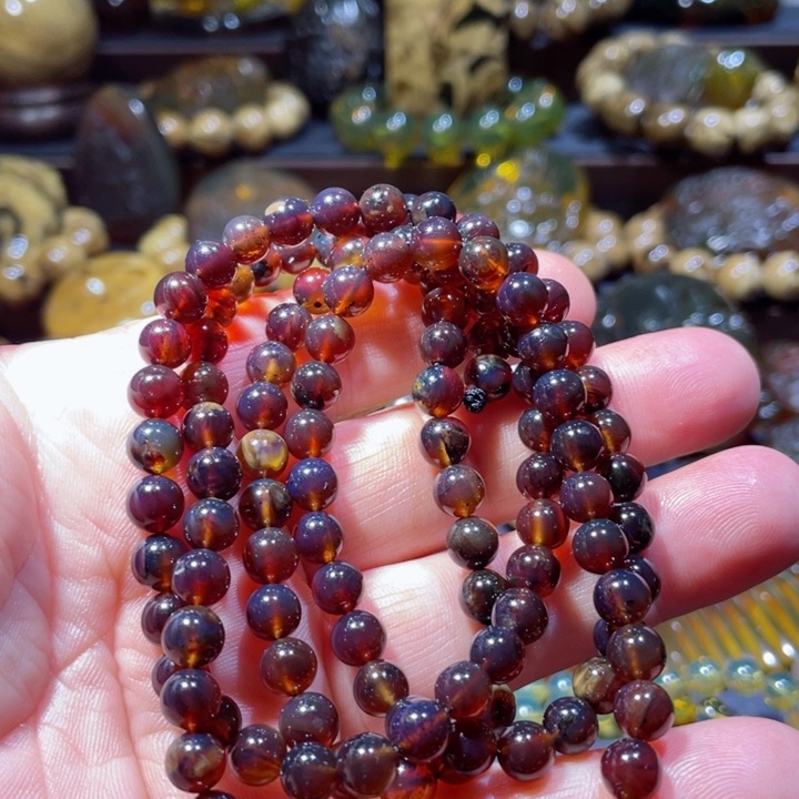 琥珀手链未镶嵌一**安