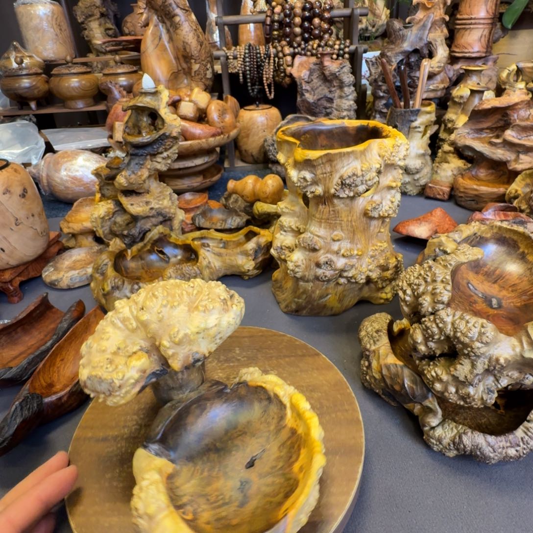 缘***花梨木类贵黄鬼柳紫檀麻梨等硬木手作