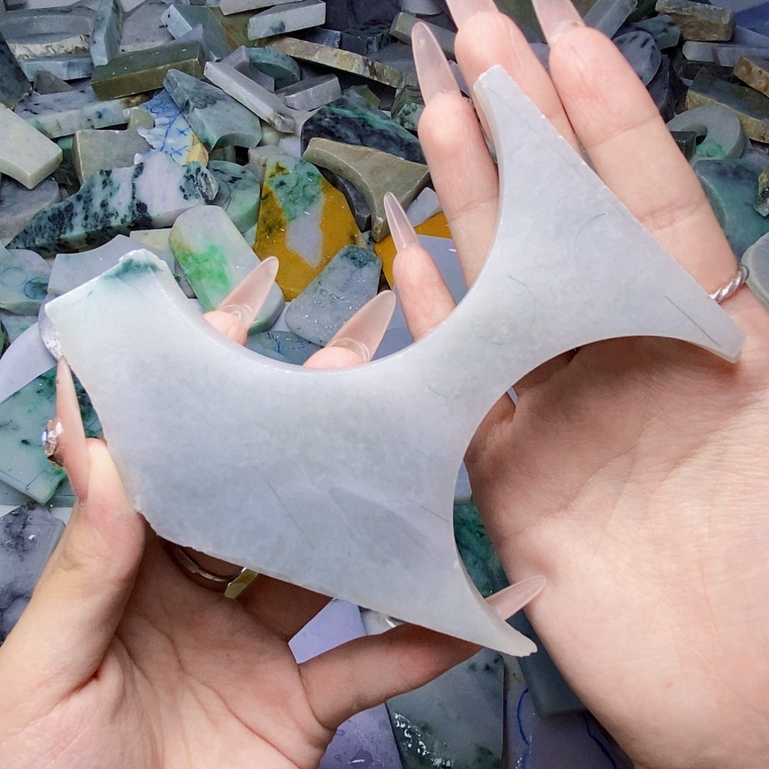 颈饰未镶嵌翡翠翡翠