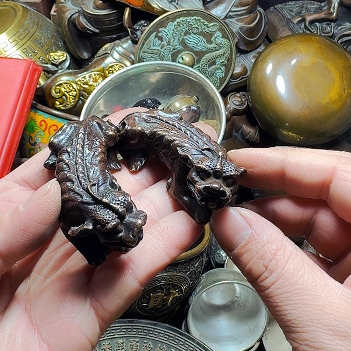 铜器摆件收收藏藏