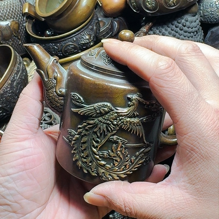 铜器摆件收收藏藏