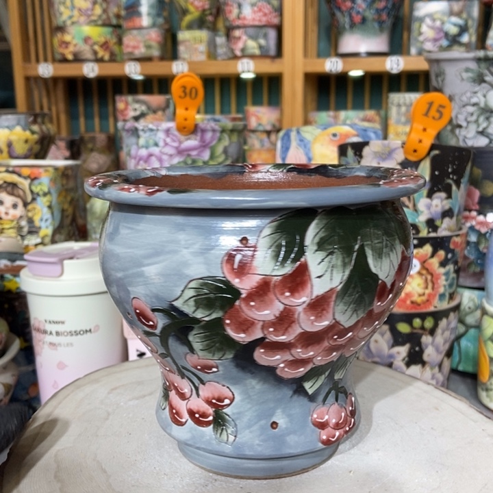 红陶景德镇艺术手绘作品