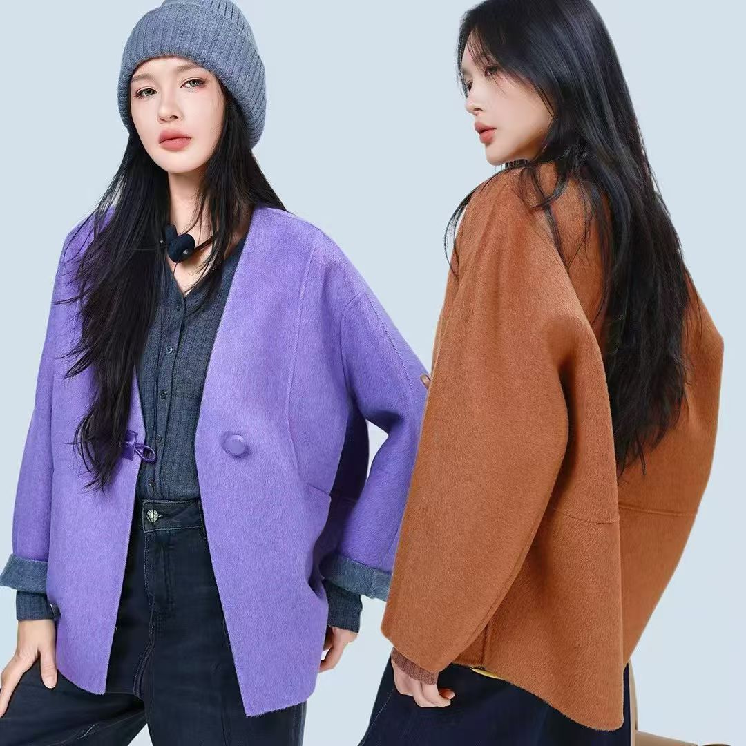 领姿LINGZI时尚质感大衣4116336