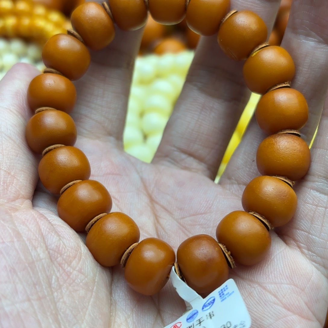 琥珀手链未镶嵌蜜蜡