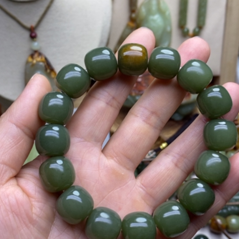 【闪购商品】手链未镶嵌和田玉用****2