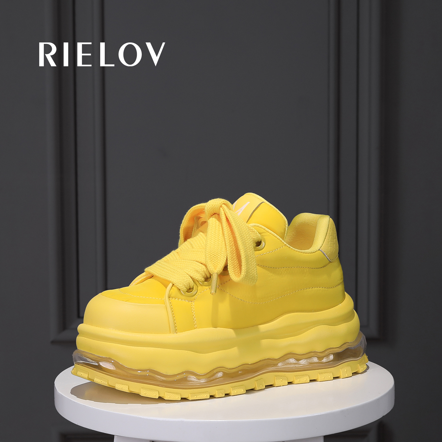 RIELOV 【兰兰】增高7cm时尚潮流百搭女士休闲鞋2637