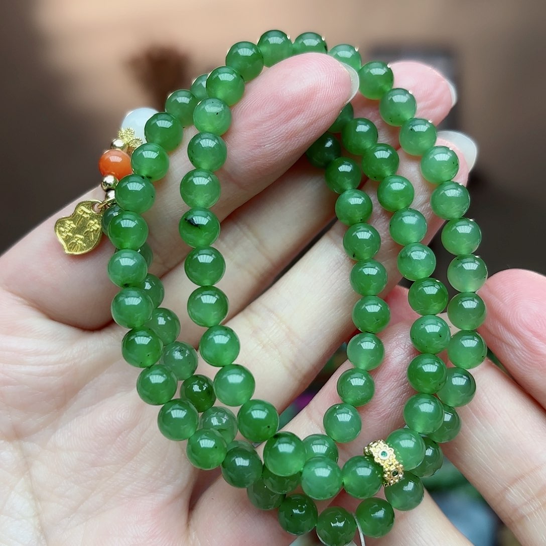 和田玉手串未镶嵌