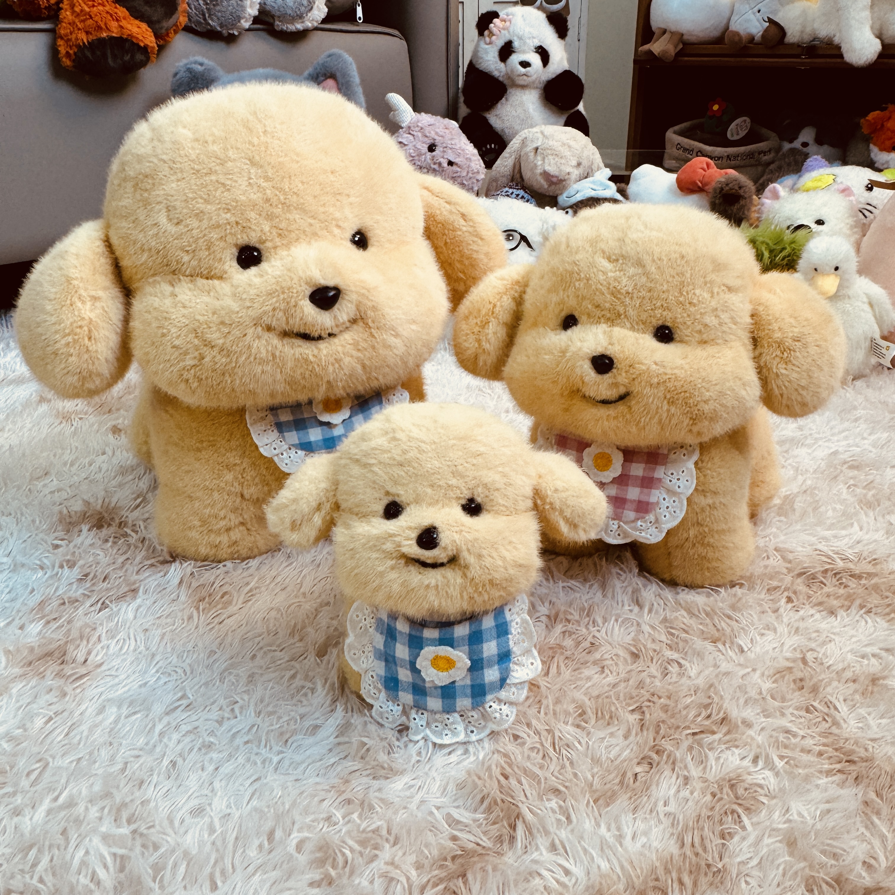 奶黄墩墩金小奶狗毛绒玩具公仔布娃娃玩偶男生女生生日礼物亲肤