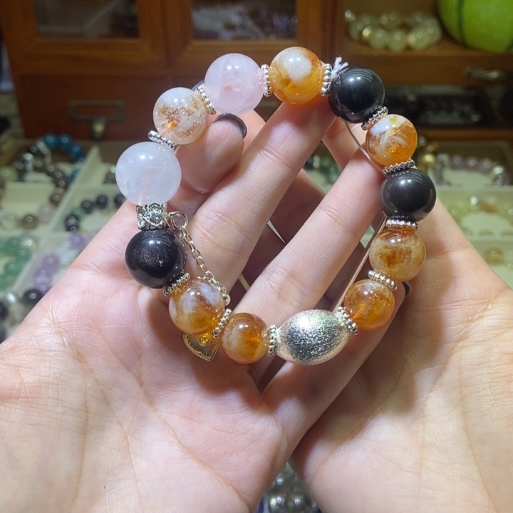 合金手镯水晶手串