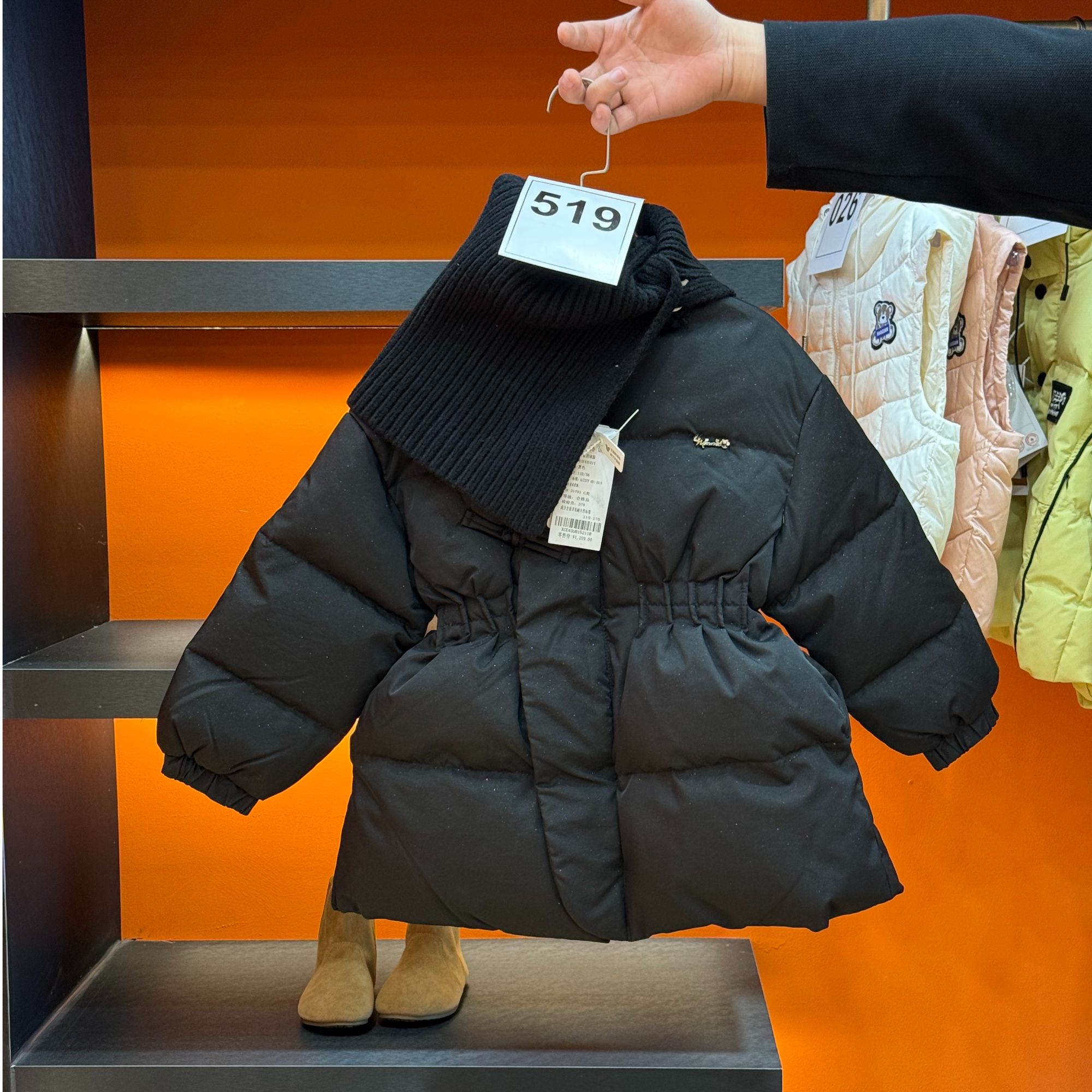 【Annie】编码519 2025童装冬季洋气时尚羽绒服外套XCE4SU015