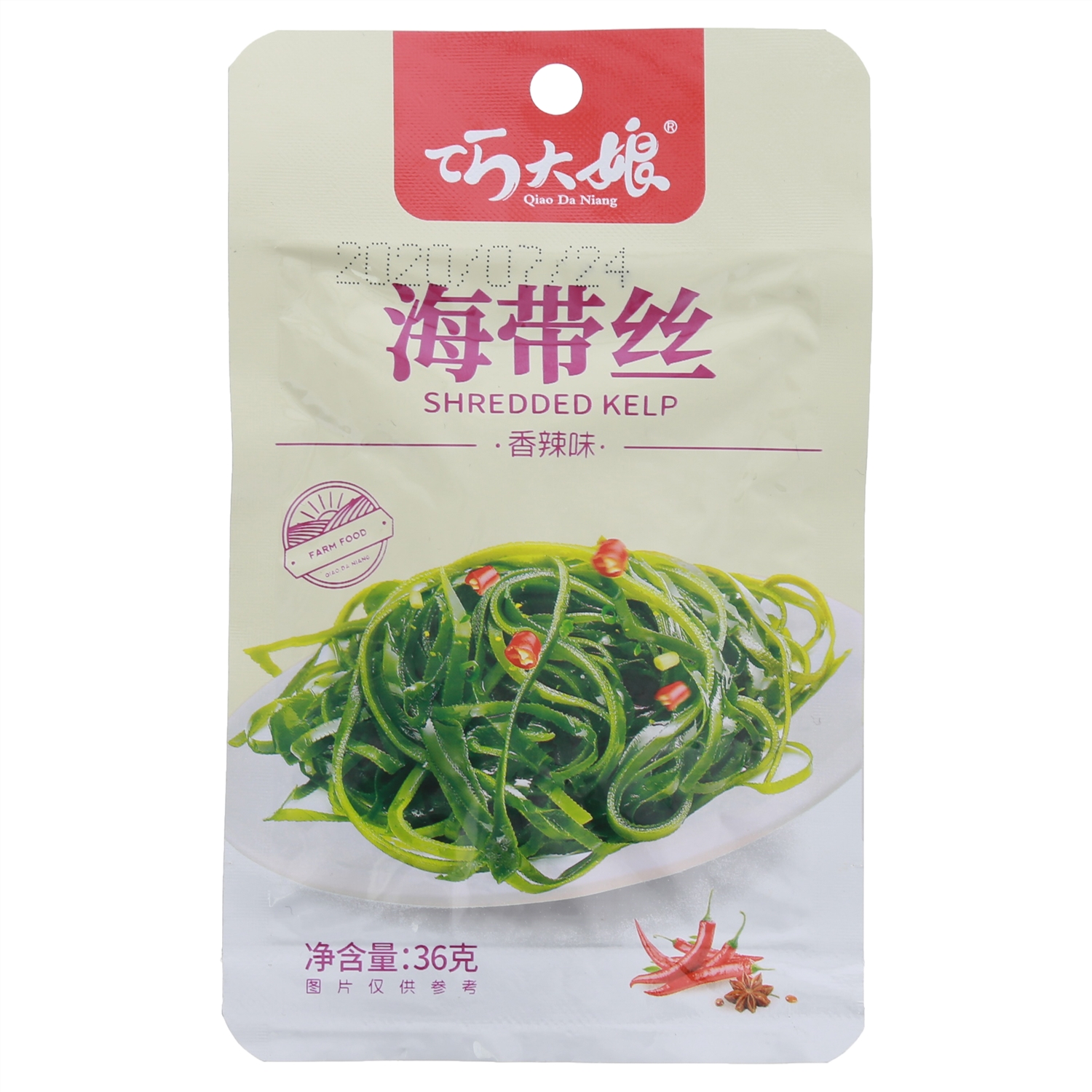 巧大娘海带丝 香辣味 36g