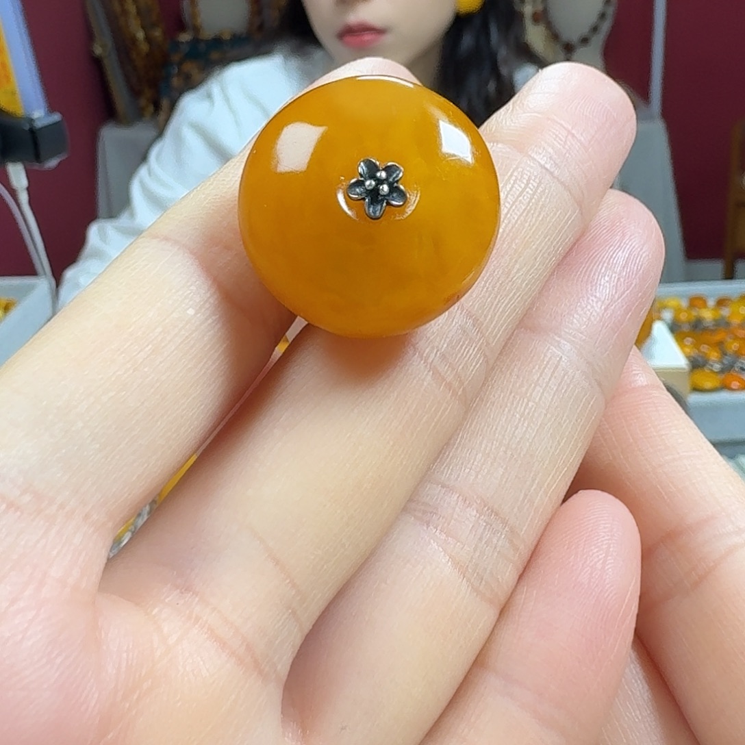 蜜蜡未镶嵌手链戒指