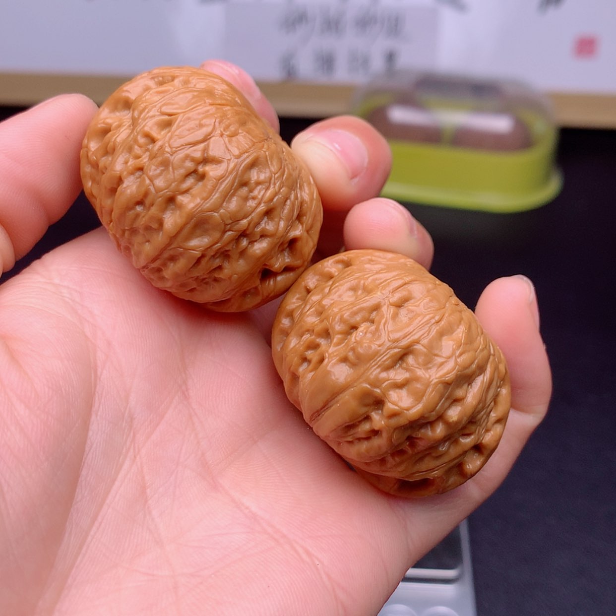 【闪购商品】文玩核桃把件铁锤41微修