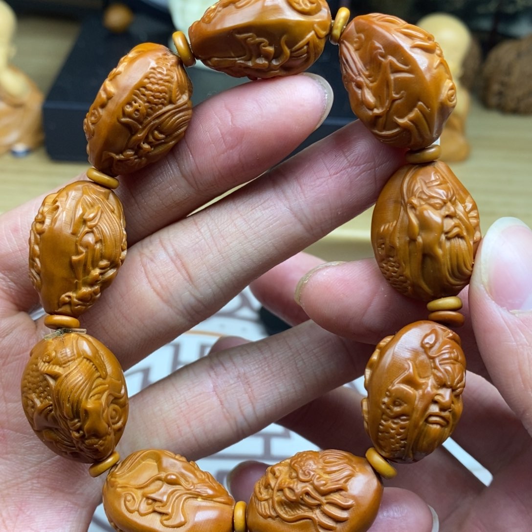 橄榄核手串/手链橄榄核雕工艺手串