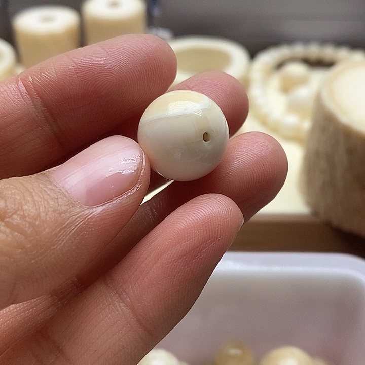 贝壳手串/手链15.2皮笑皮肉圆珠