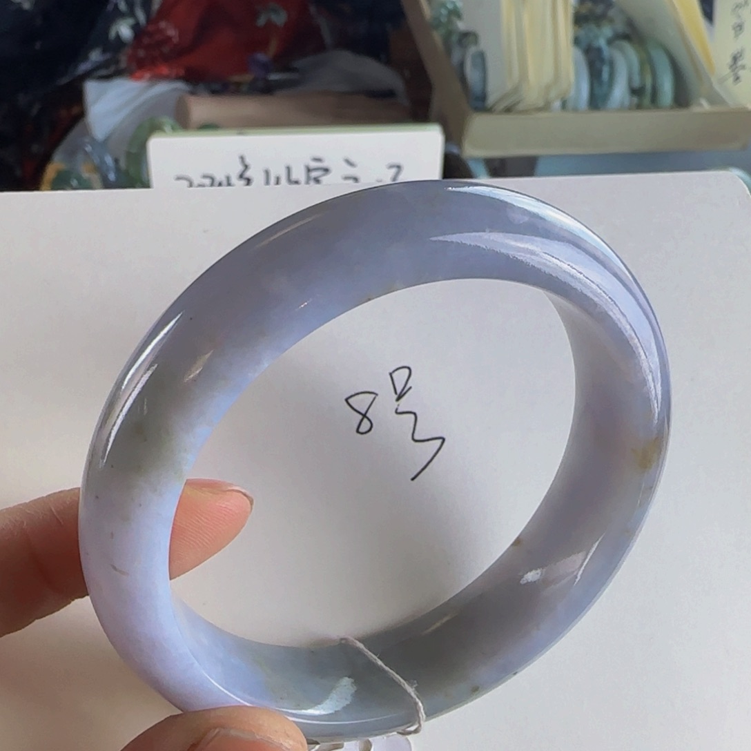 翡翠手镯未镶嵌老坑58圈