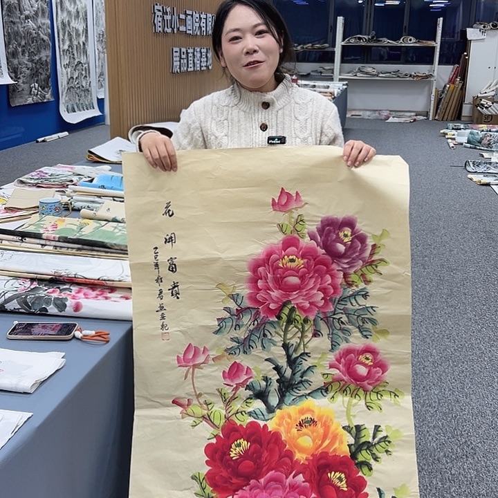 国画纯手绘字画作品展