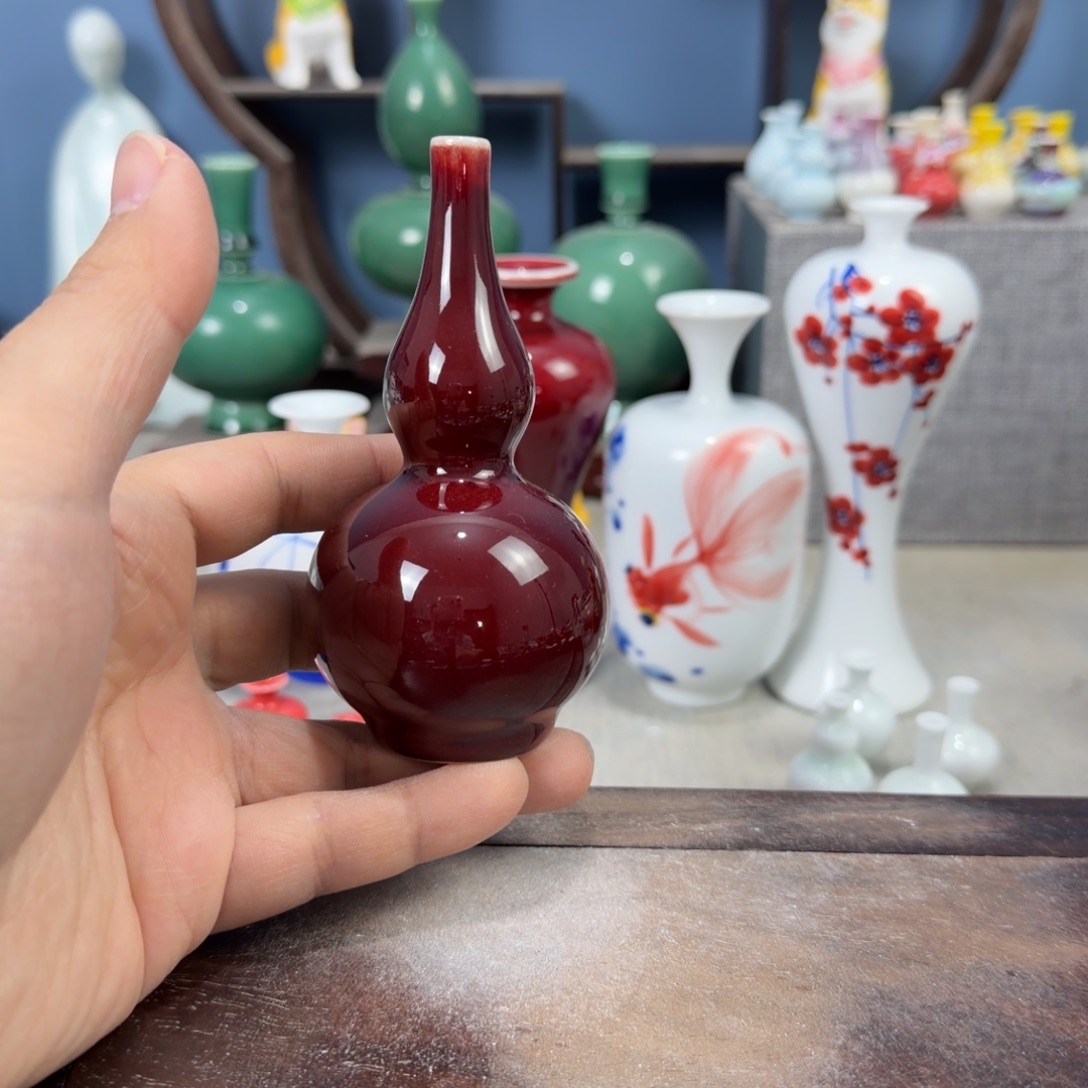 陶瓷手工小花器摆件