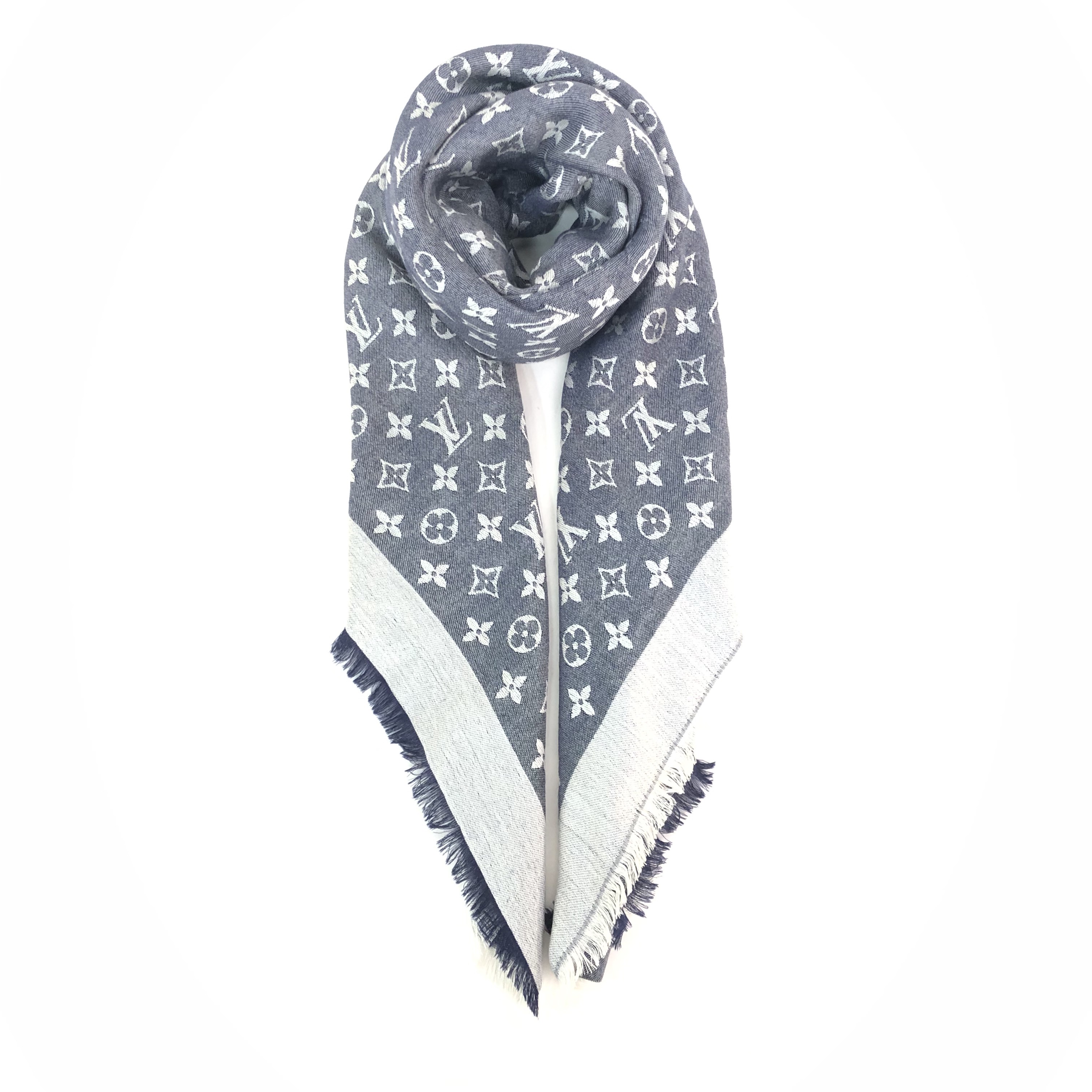 95新 LouisVuitton/路易威登 妃鱼/桑蚕丝/围巾/95新/M12/11