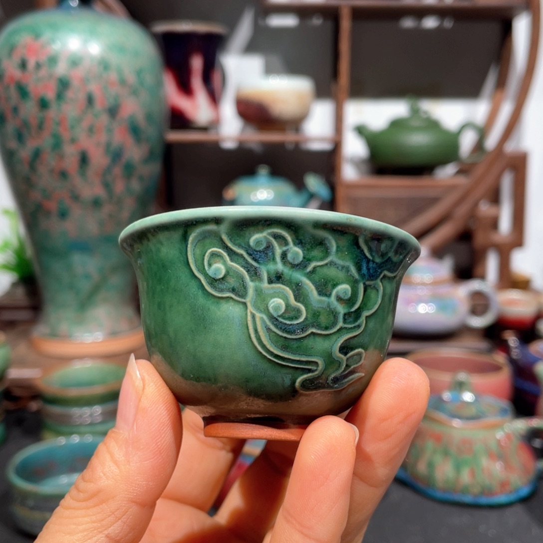 中国神后钧瓷茶器