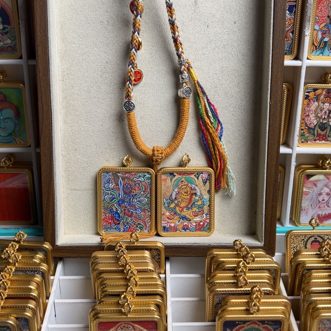 老***️吊坠双面定制不动黄老爷