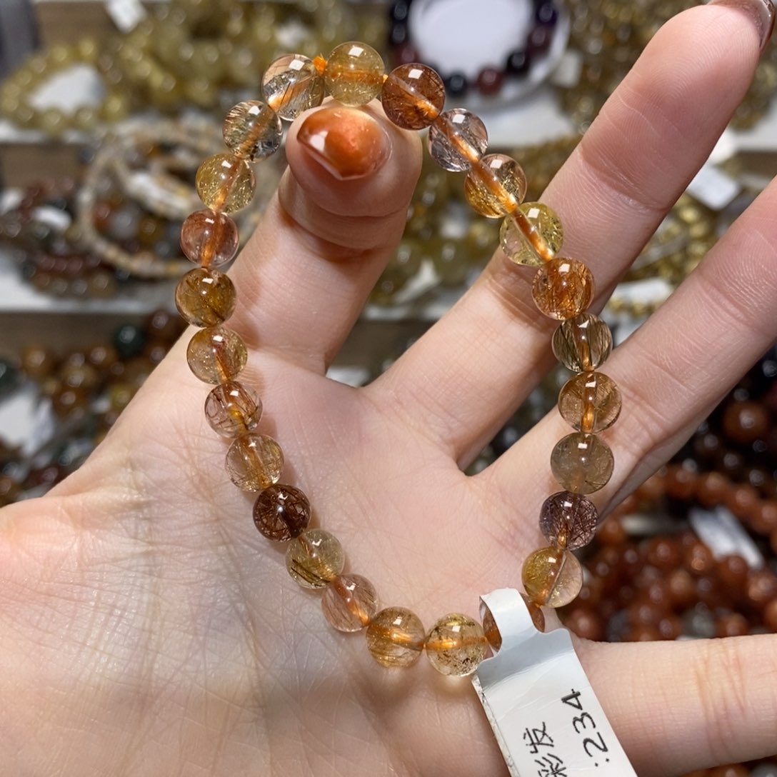 水晶手串未镶嵌手串